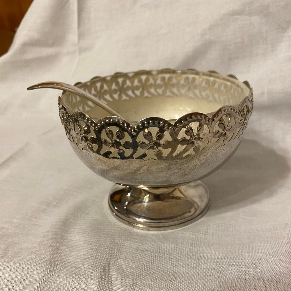 Vintage Marmalade Silver condiment bowl
